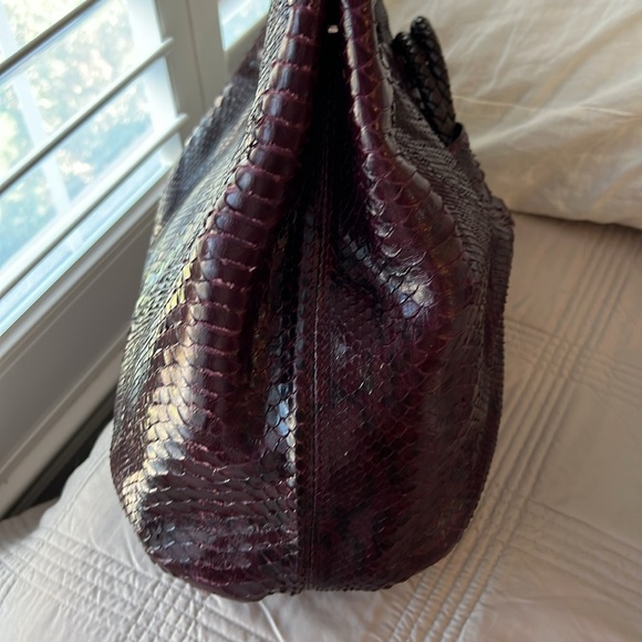 Genuine Michael Kors Python Bag in Oxblood—receipt on request (authentic) - Picture 4 of 9